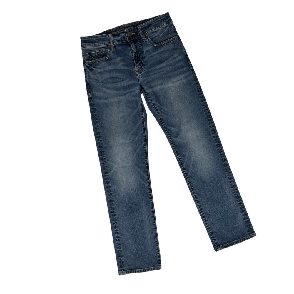 American Eagle Next Level Flex Slim Straight Jeans Womens 28x28 Medium Wash‎